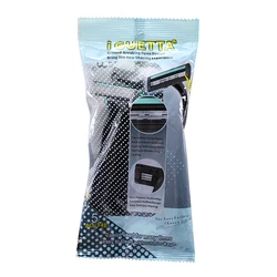 IGUETTA 2021 Black Face Razor 5 Packs Shave Easily Convenient Pack Fo Lovely Shavette Applicable To The Whole Body 2-layer Blade