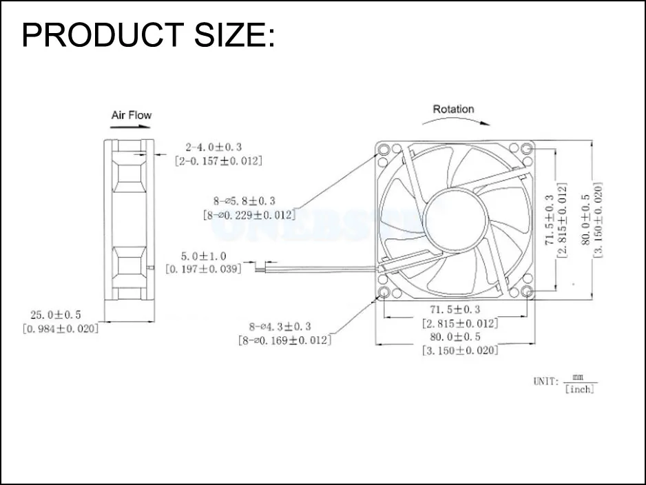 8025 Brushless Fan 5V 12V 24V 80X80X25mm Cooler Fan Computer CPU System Heatsink PC Power Supply USB Cooling Fan Free Shipping 7