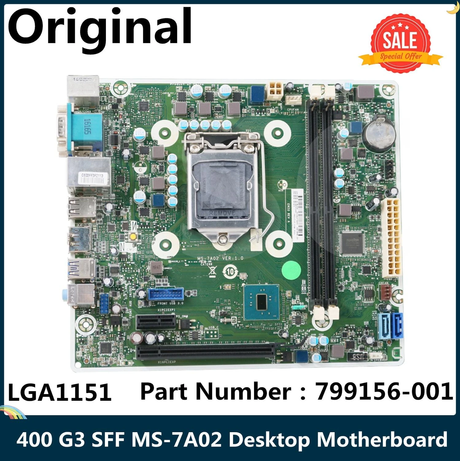 Lsc For Hp Prodesk 400 G3 Sff Ms 7a02 Desktop Motherboard 001 501 601 7930 001 100 Tested Laptop Motherboard Aliexpress