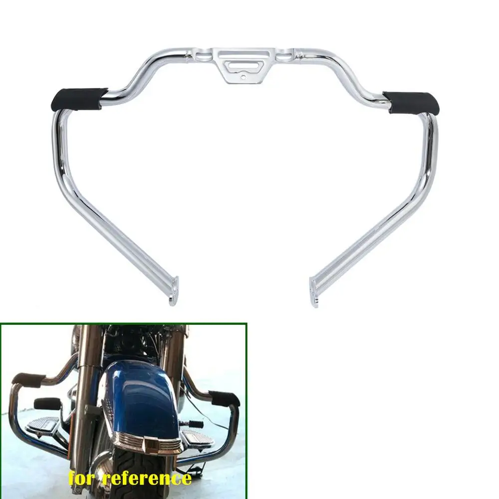 Motorcycle Mustache Engine Crash Guard Bar Kit For Harley Softail Sport Glide Fat Boy Deluxe