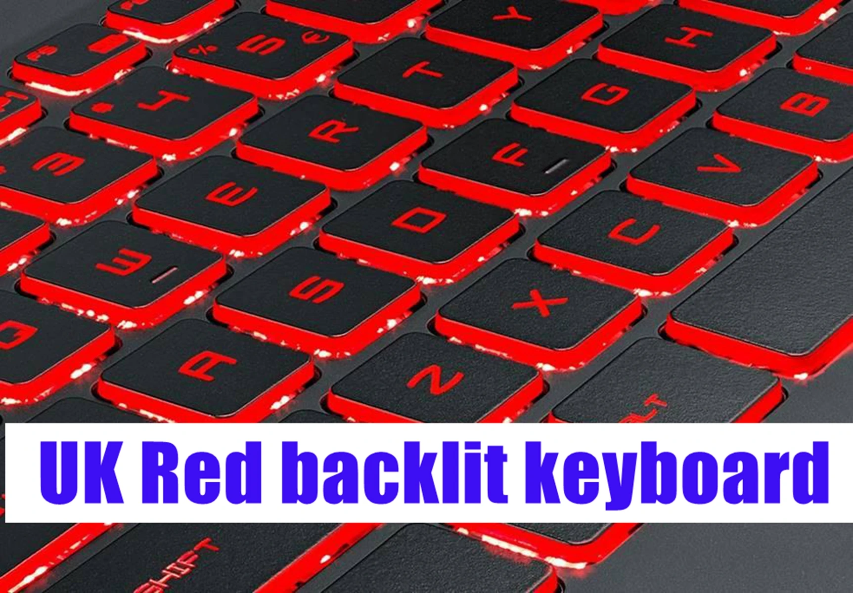 Великобритания красная клавиатура с подсветкой для MSI GL65 9SC(MS-16U4)/GL65 9SD(MS-16U5