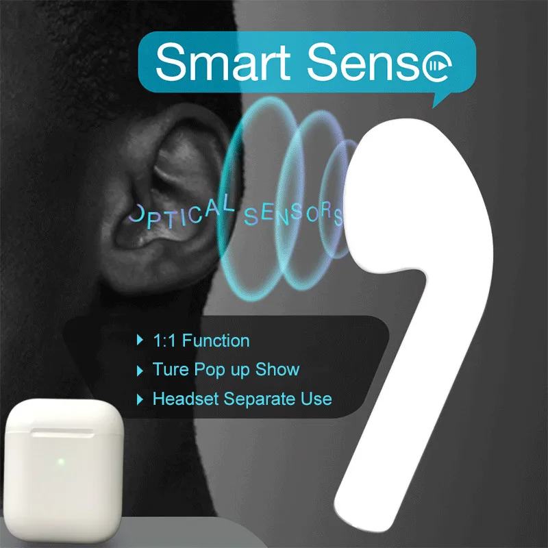 I90000 TWS 1:1 Реплика Air 2 Smart sensor беспроводные наушники 8D Super Bass Bluetooth 5,0 наушники Pk W1 H1 чип i500 i30000 i8000