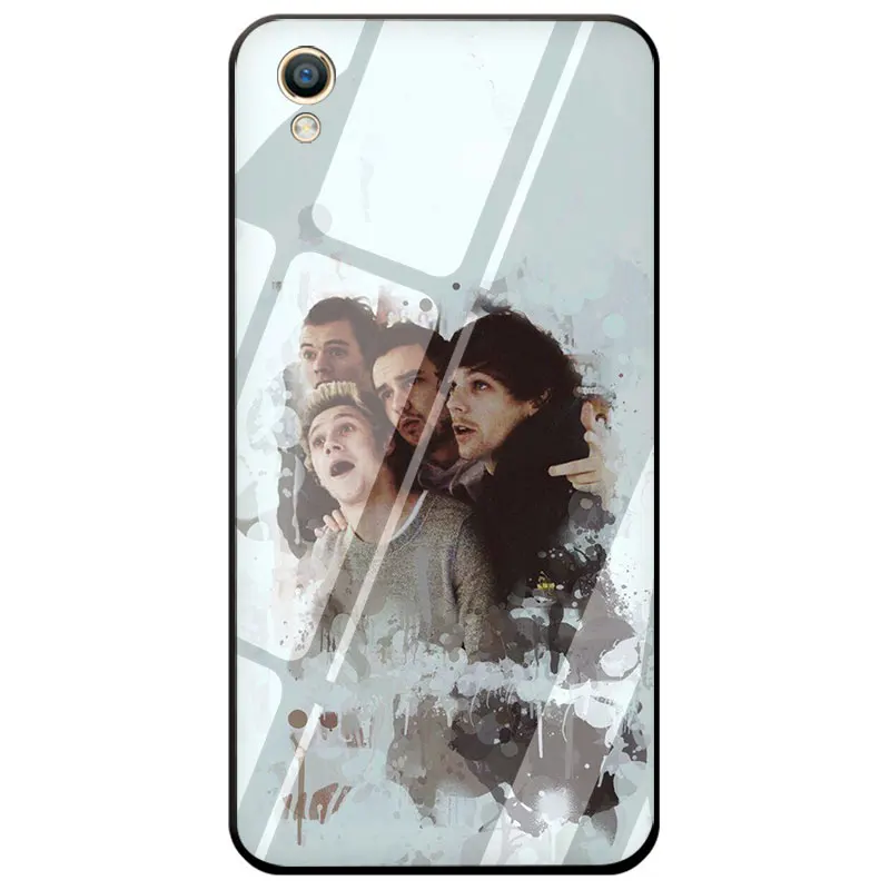 G2 EWAU One Direction закаленное Стекло чехол для телефона чехол для OPPO A7 A5s AX7 AX5s A37 A77 A7X F3 F5 F7 F9 F11 Pro - Цвет: G2