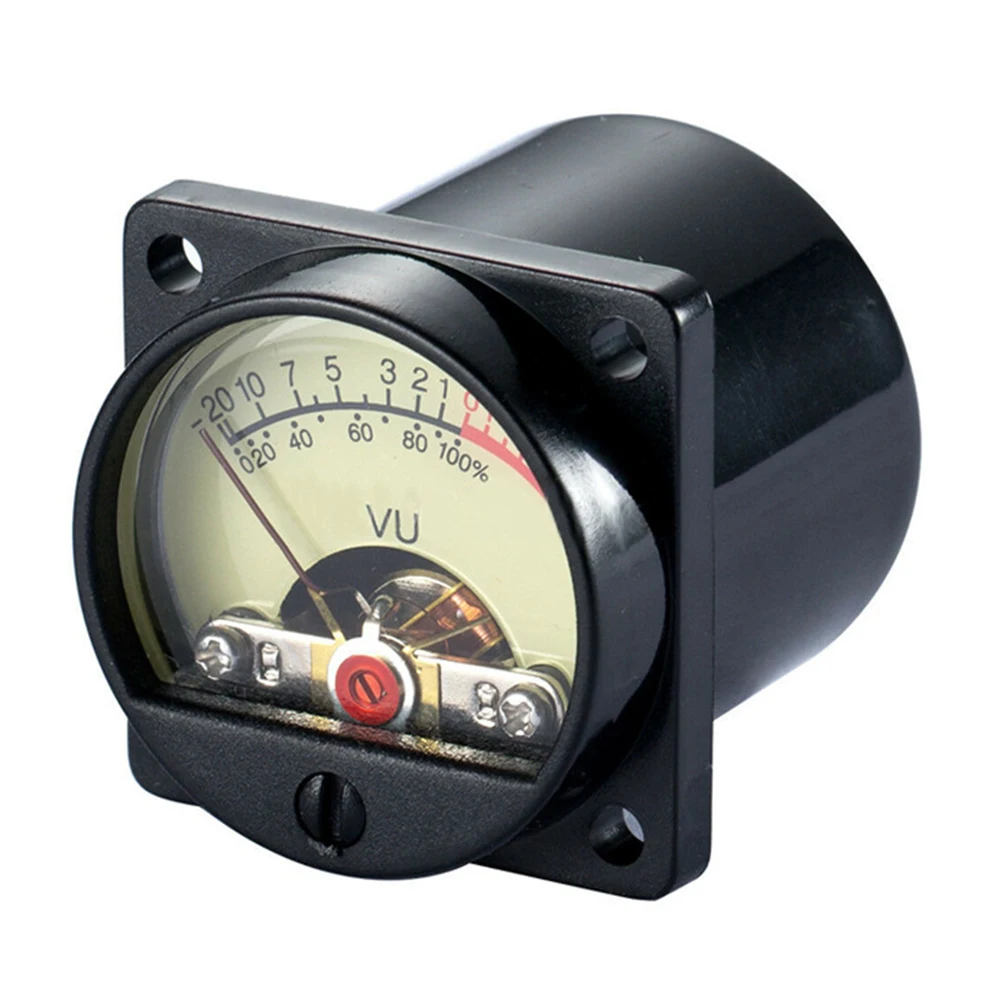 Power Amplifiers Tools VU Meter With Backlight Lightweight Easy Install Clear Display Audio Adjustable Stable DB Level Header