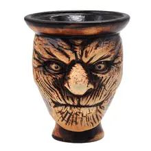 Керамический портретный водяной Горшочек для табака, насадки для кальяна, инструмент для труб, чаша для кальяна