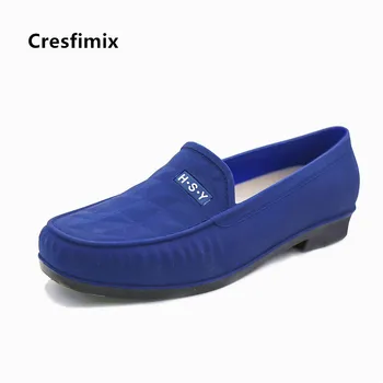 

Cresfimix Men Cool Comfort Blue High Quality Slip on Loafers Male Fashion Anti Skid Light Driver Shoes Mannen Schoenen B5727