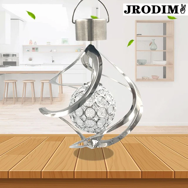 Napenergia Szélcsengő Led Színváltó Függő Fény Dekoratív Napenergiával Működő Szél Fonó A Kültéri Kerti Udvarhoz - Image 3