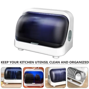 

1Pc Chopsticks Storage Box with Lid Dishware Storage Rack