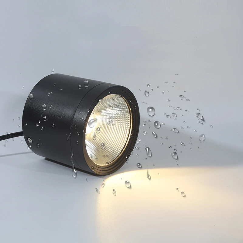 Waterproof IP65 LED Ceiling Downlights Surface Mounted Outdoor Bathroom 7W 12W 18W Toilet Kitchen Cylinder Spot Lighting Fixture led downlight