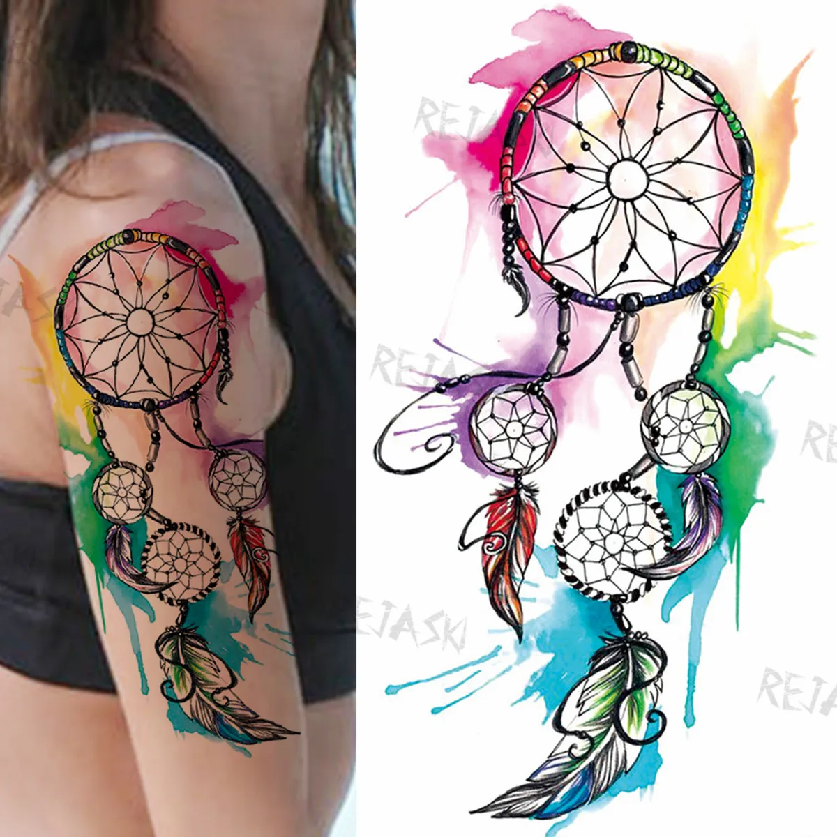 Tatouage Attrape Reve Epaule Femme