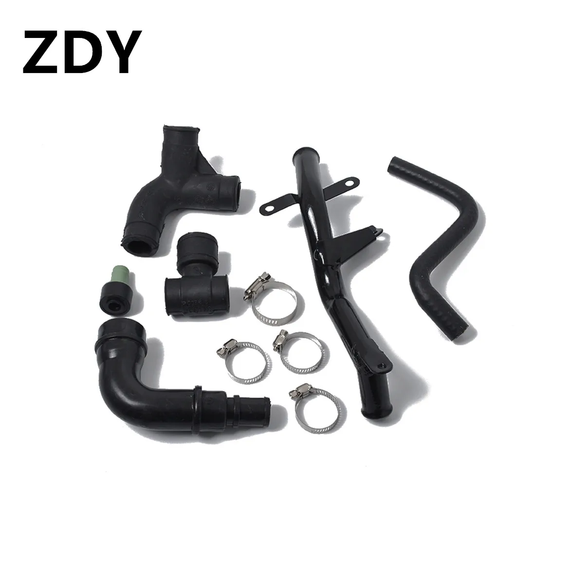 06A103213F 10PCS Engine Part Crankcase Breather Vent Hose Pipe Kit For VW Passat B5 AUDI A4 A6 Skoda 1.8T 06B103221P 035103245G |