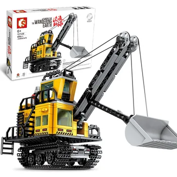 

107026 Roam Earth Mining Area Machinery Forklift Children'S Educational Fight Inserted Assembled Building Blocks Toy M