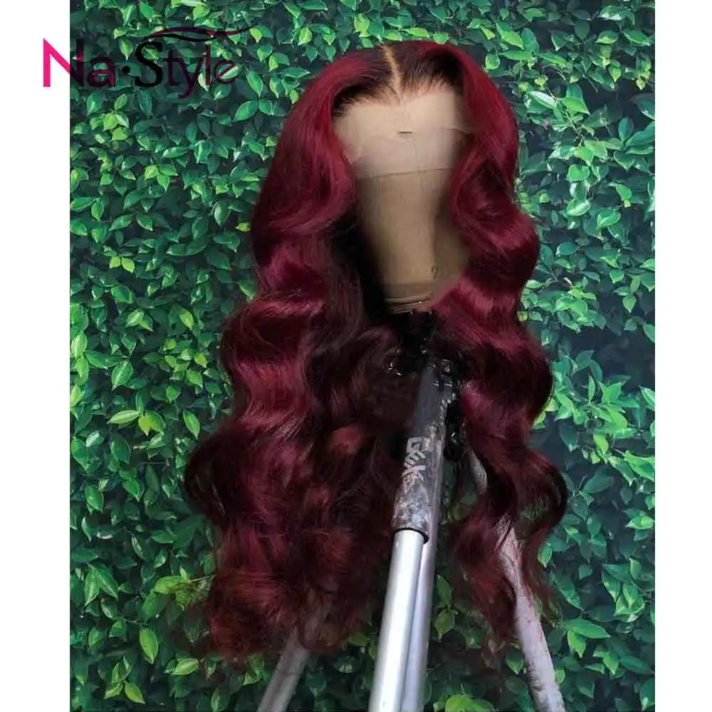 Burgundy-99j-Lace-Front-Wig-Red-Human-Hair-Wigs-Colored-360-Lace-Wig-Preplucked-Full-Lace (3)