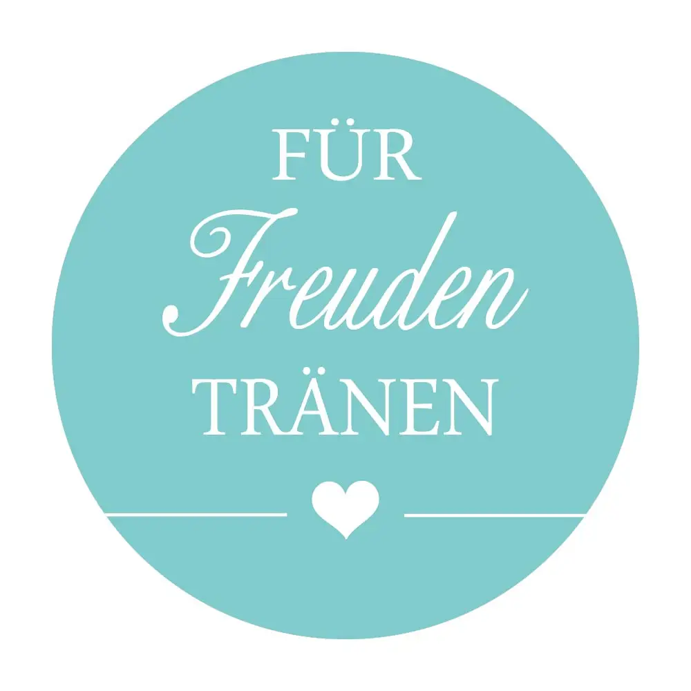 

DouxArt 100 Pieces Fur Freuden Tranen Stickers, 4 cm Colorful Anchor Wedding Decoration Baptism Baby Shower Seals Labels V137