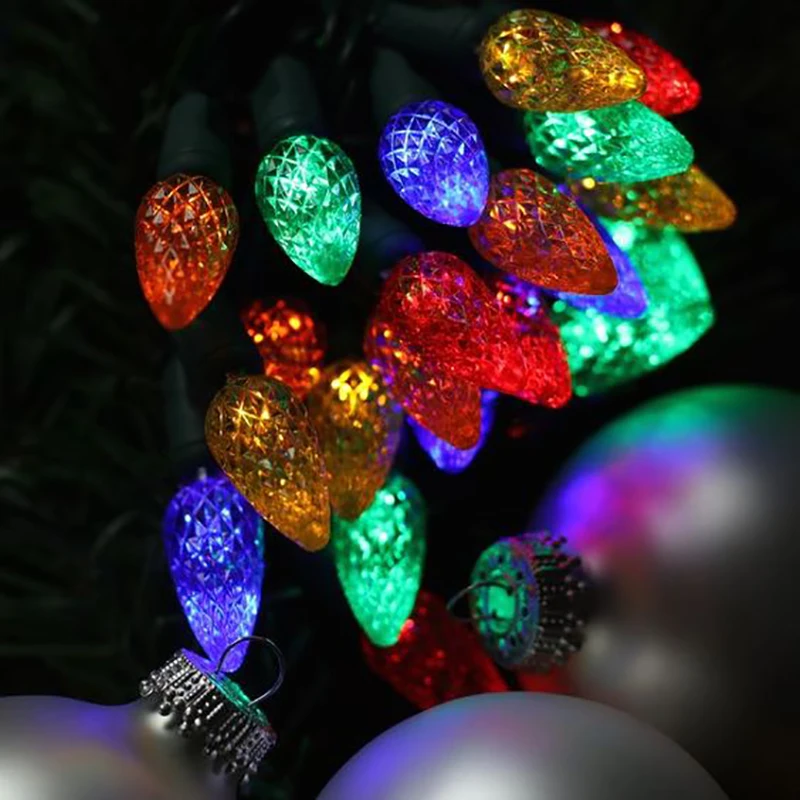 2m 20LED Christmas LED lights colorful Light bulb Merry tree decor xmas navidad natal Noel Kerst gift 2020 | Дом и сад