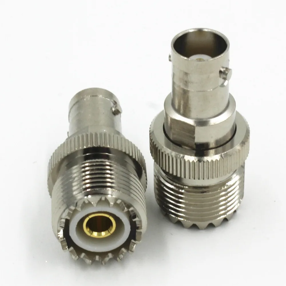 50 шт. UHF Female SO239 SO-239 Jack к BNC Female Jack RF Coaxia разъем адаптера