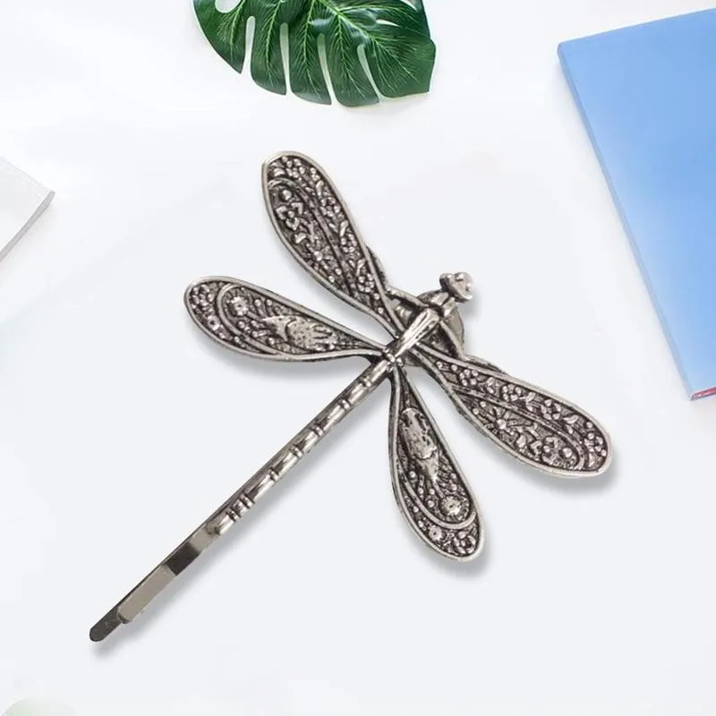 1pcs Golden Dragonfly Hairpins Hair Clip Bridal Headdress Wedding Hair