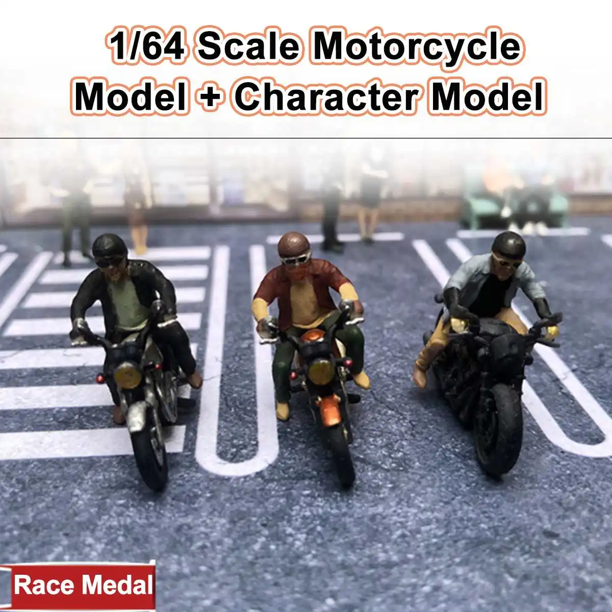 KINDER SURPRISE MINIATURES MODERN MODEL MOTORCYCLES BIKES & TRIKES SET 1:64 H0 