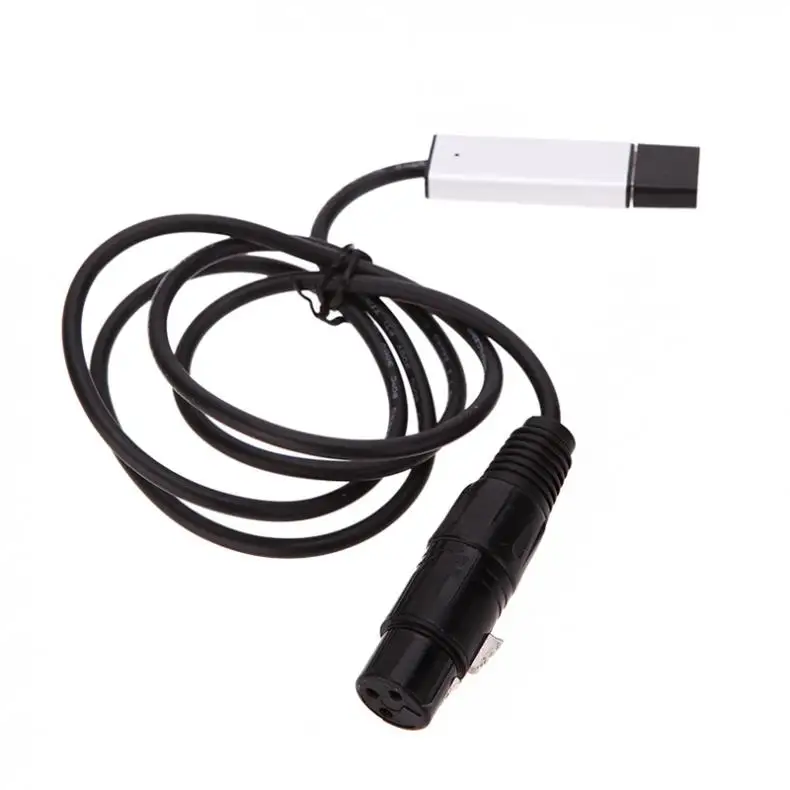 USB для DMX интерфейс адаптер Светодиодный студийный компьютер ПК сценический Контроллер освещения диммер поддержка для XP Vista 7