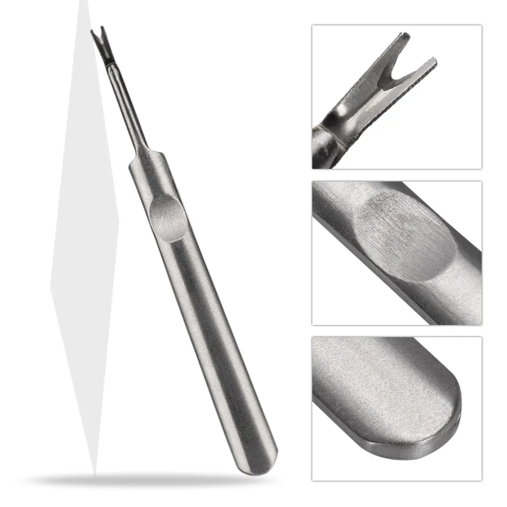 

1PCS The Dead Skin Fork Stainless Steel Double Head Exfoliating Knife Pick Manicure Tools Nail File Manicure Tools