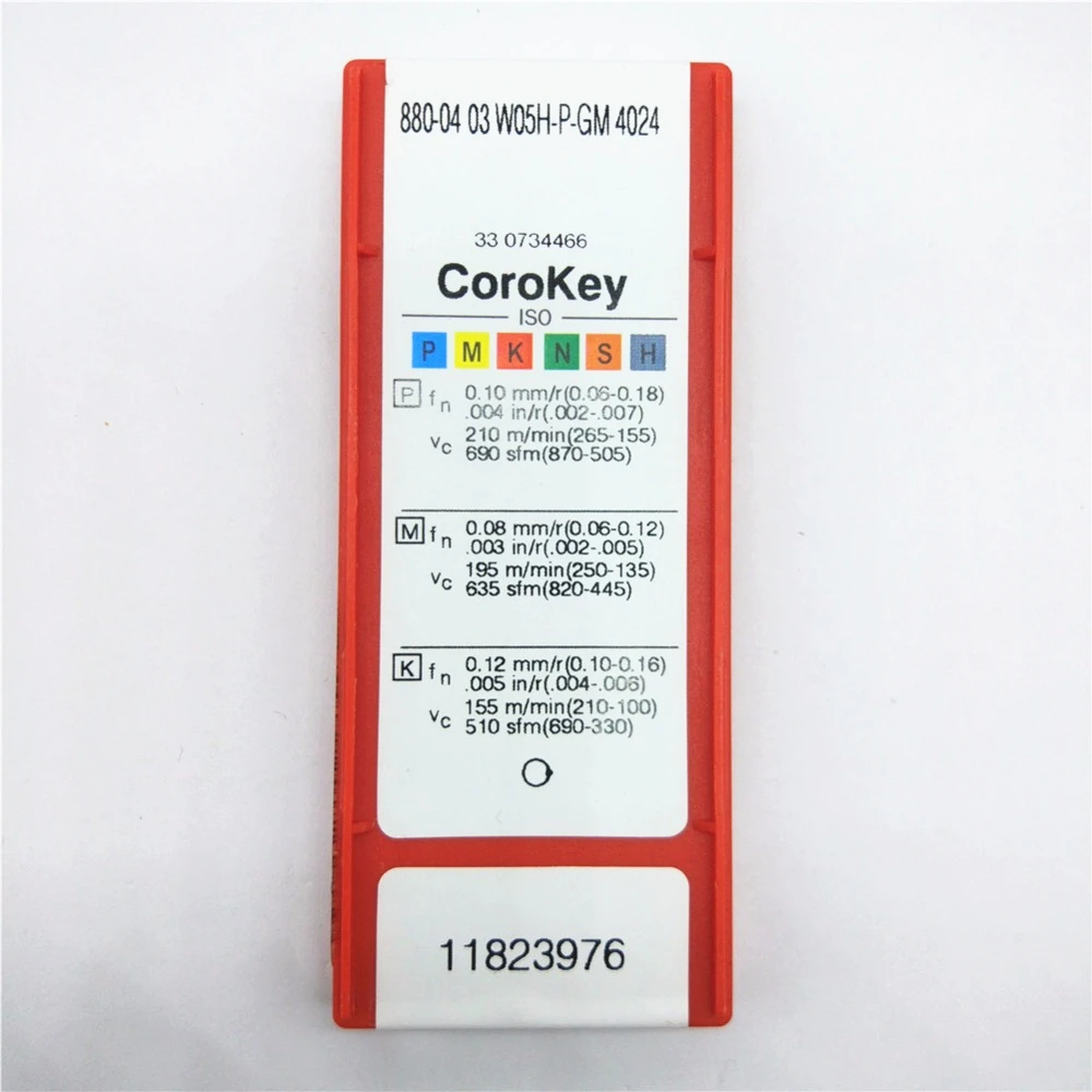 10 шт. 880-0403W05H-P-GM4024 ЧПУ твердосплавный фрезерные вставки токарные инструменты