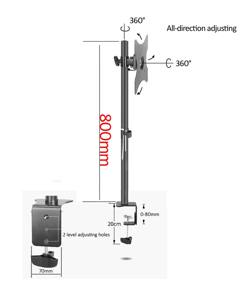 DL-T600-180 ũž ĵ, Ǯ  360  ƿ  Ȧ, Ŭ ̽,  Ʈ ,  20kg, 800mm