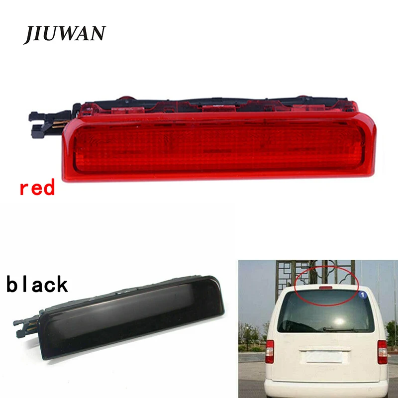 

For Volkswagen Caddy III Box Estate 2004-2015 2K0945087C One Piece Red / Black LED High Level Brake Lights Tail Singal Stop Lamp