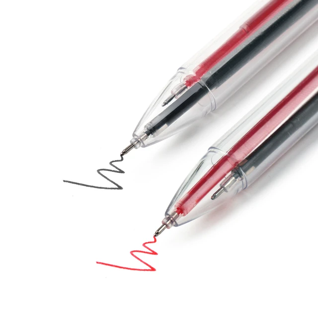 3 pcs/lot 0.3mm Fine Gel Pens Chinese Elegant Black Finance Needle Pens For  Writing Office School Supplies Kawaii Stationery Pen - AliExpress