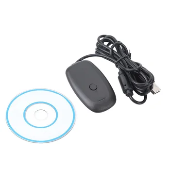 

Wireless Gamepad PC Adapter USB Receiver for Xb ox 360 Game Console Controller Gaming USB PC Receiver with CD