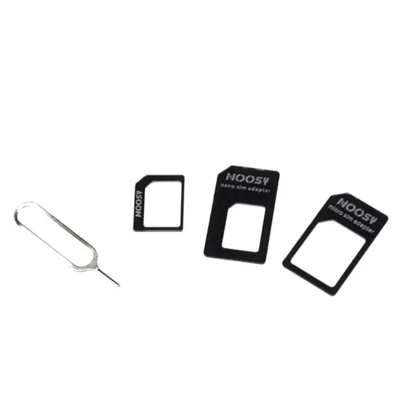 SIM Card Reader P82F 4 in 1 Convert Nano SIM Card to Micro Standard Adapter iPhone Samsung 4G LTE USB Wireless Router