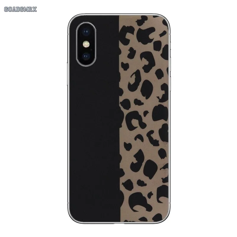 image 1 Чехол для телефона чехол для Samsung Galaxy A3 A5 A7 A750 A10 A30 A40 A50 A70 A6 A8 A9 плюс J8 роскошный принт с леопардовым узором - Цвет: image 1