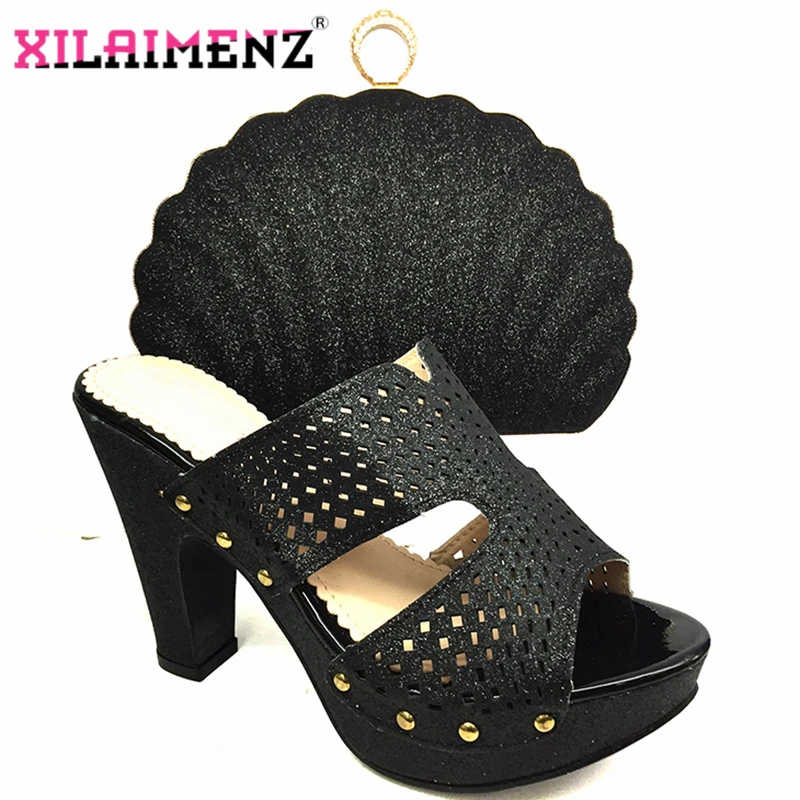 Новый Рождественский дизайн 2020 популярные африканские туфли и сумочки в