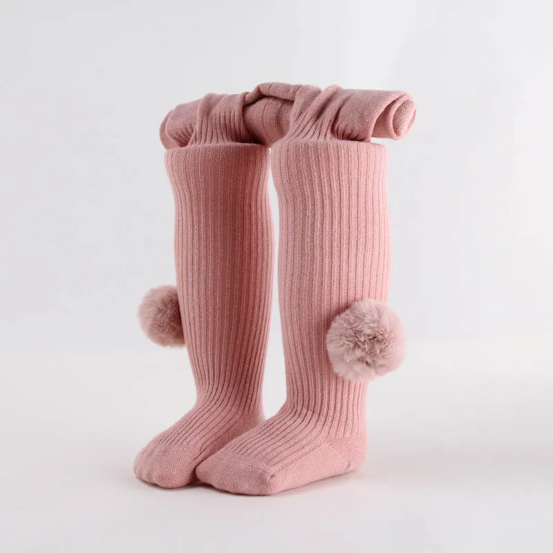 Новинка колготки для маленьких девочек мягкие хлопковые теплые вязаные детей