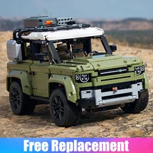 Guardian Внедорожник Land Car Rover совместим с Technic Defender 42110 модель строительные блоки кирпичи игрушки ребенок Рождество