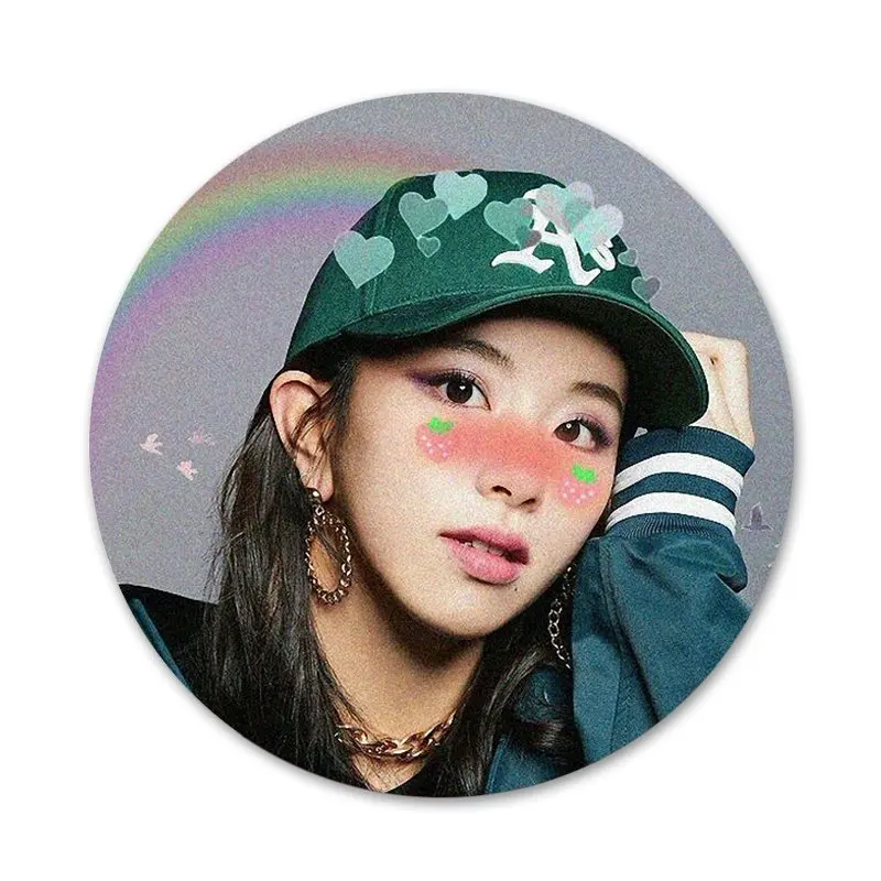 Twice Mina Momo Kpop Icons Pins Badge Decoration Brooches Metal Badges For Clothes Backpack Decoration 58mm Badges Aliexpress