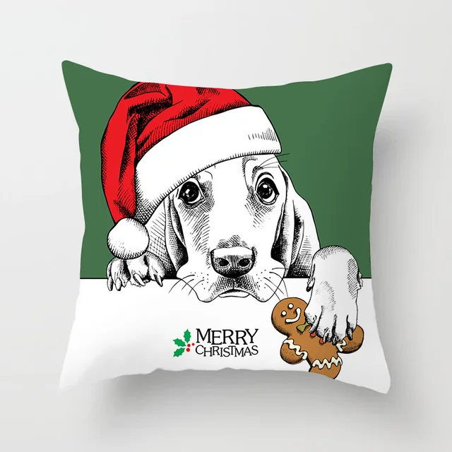 Рождественская наволочка декоративная подушка для дивана чехол