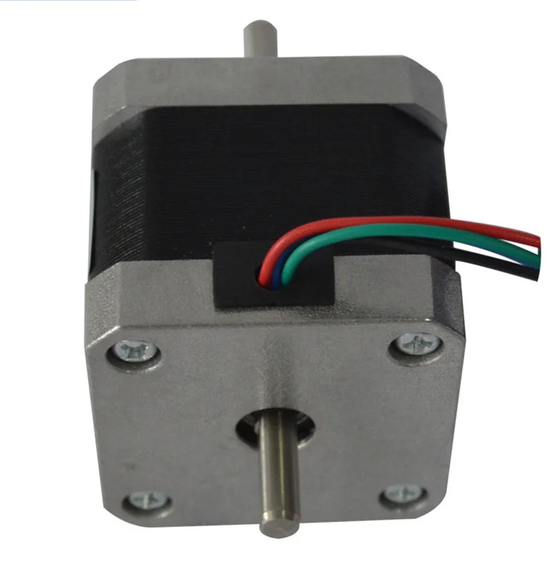 

Nema17 Dual Shaft Stepper Motor Holding torque Body Length 40mm Stepping Motor Current 1.3A 4-Lead 1.8 Degree Hybrid