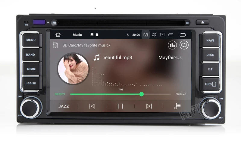 Clearance DSP Android 9.0 4GB 8 Core Car DVD Player for Toyota Rav4 Corolla Ex Vitz Hilux Terios Avenue Fortuner Prado with Radio GPS 11