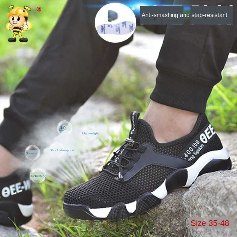 S3 Level Men's Steel Toe Work Safety Shoes Casual Breathable Outdoor Sneakers Puncture Proof Boots Comfortable Industrial Shoes S3 Level Men's Steel Toe Work Safety Shoes Casual Breathable Outdoor Sneakers Puncture Proof Boots Comfortable Industrial Shoes