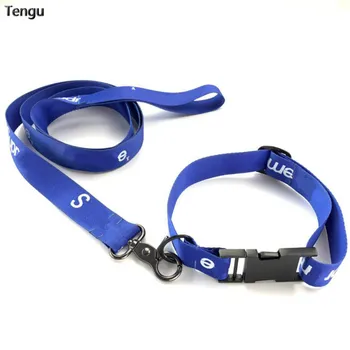 

Blue nylon rope material traction rope collar sturdy metal buckle material sturdy and durable, suitable for very powerful large