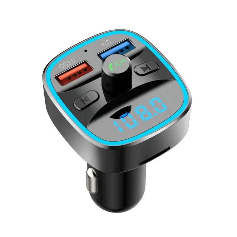 

FM Transmitter Wireless Bluetooth 5.0 Handsfree Car MP3 Player Bluetooth Kit Dual USB Charger