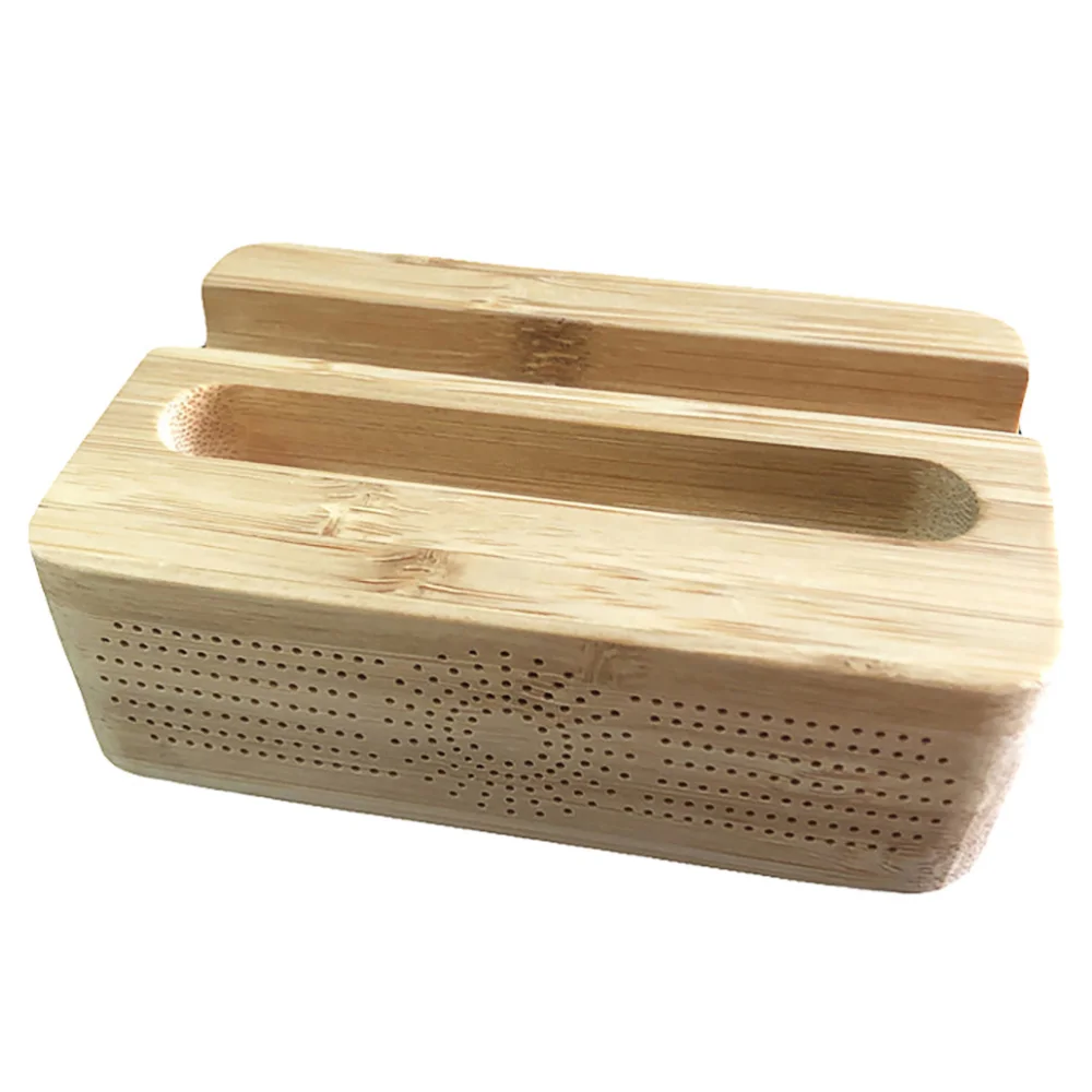 

1 Pc Multipurpose Wooden Practical Convenient Durable Practical Loudspeaker Phone Holder for Phone
