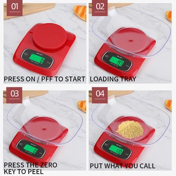 

Hot Highly Accurate Multifunction Food Scale With Backlight LCD Screen New 2020