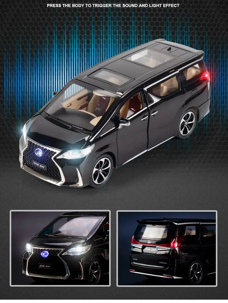 Lexus Lm Mpv Van 1/24 Diecast Model Araba