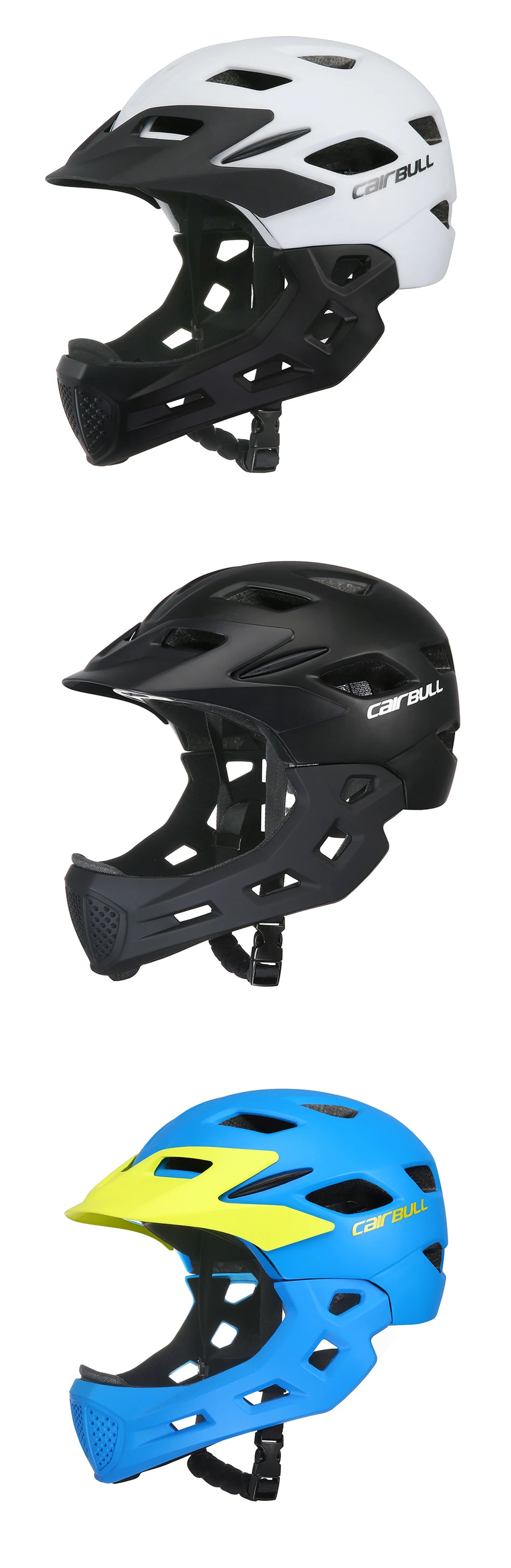 Cairbull велосипедный шлем для детей Полный лицевой Casco MTB Горный шоссейный велосипедный полный покрытый шлем Детский горный Полнолицевой велосипедный шлем