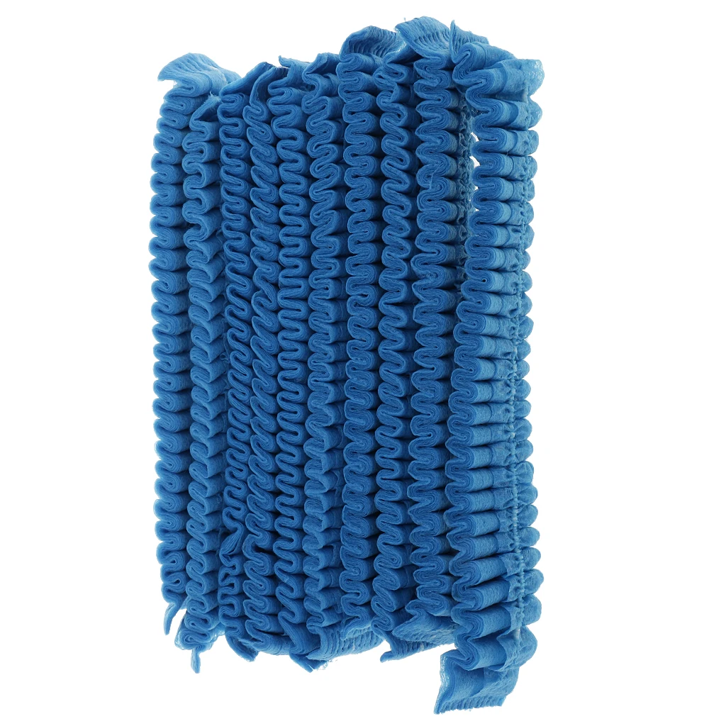 10 Pack Disposable Non Woven Bouffant Hair Net Caps Head Covers for Labs, Nurse, Tattoo and Food Service