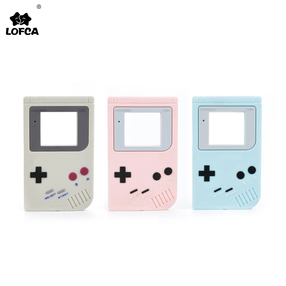 LOFCA 1 шт. Прорезыватели для зубов Gameboy Форма Силиконовый Прорезыватель пищевая подвеска ожерелье аксессуары детские игрушки-Жвачки DIY