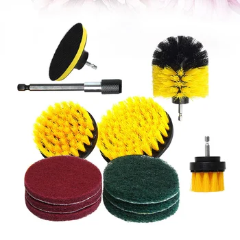 

12pcs Electric Cleaning Brush Nylon Drill Cleaning Brush Attachments Multifunction Power Scrubber Brush Drill Attachment Kit for