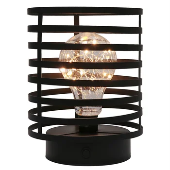 

2pcs Lightweight Durable Iron Art Night Lamp Living Room Bedroom