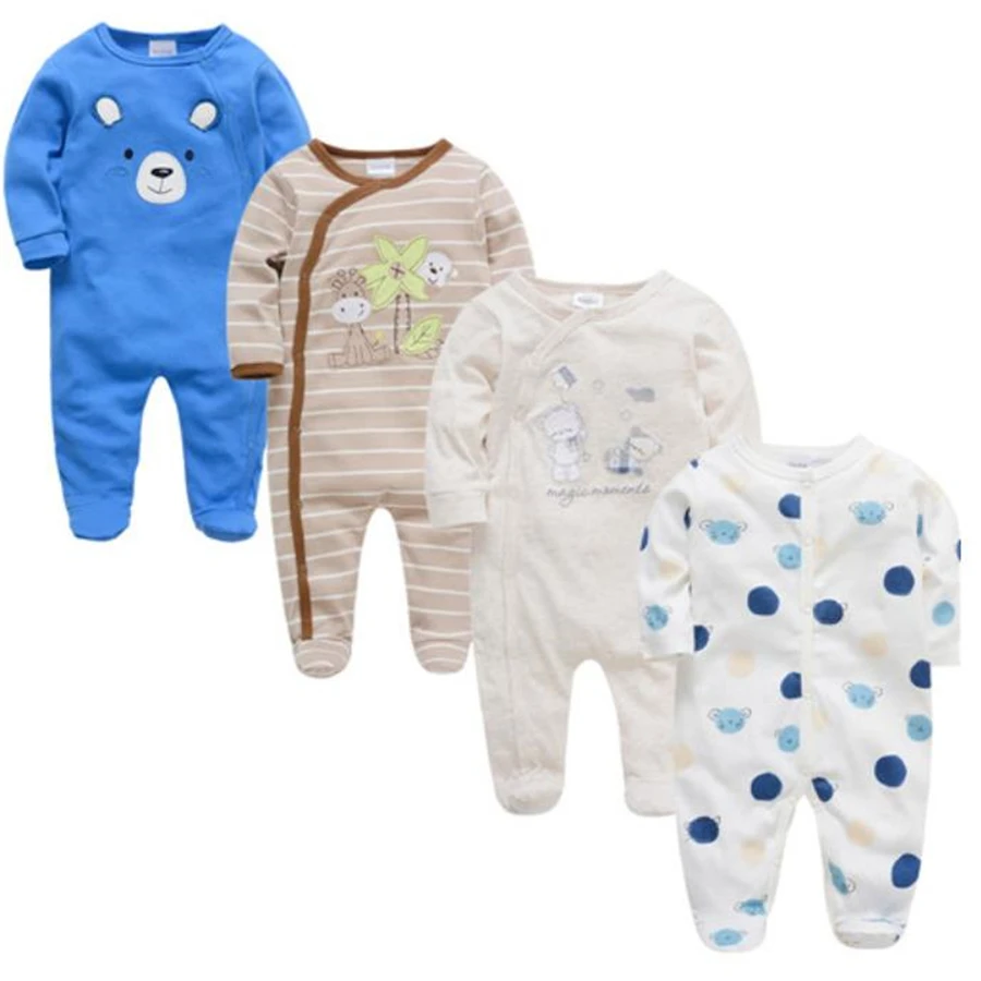 Kavkas/комбинезоны для новорожденных девочек Ropas Bebe De Весенний хлопковый комбинезон